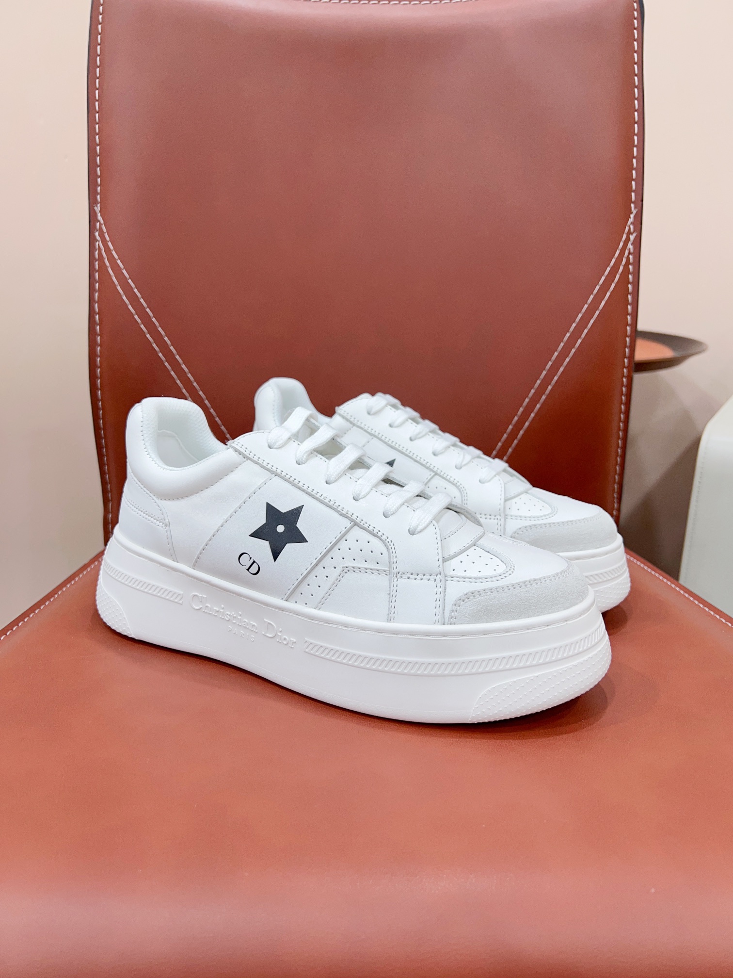 Dior Knockoff
 Shoes Sneakers Cowhide Silk Casual