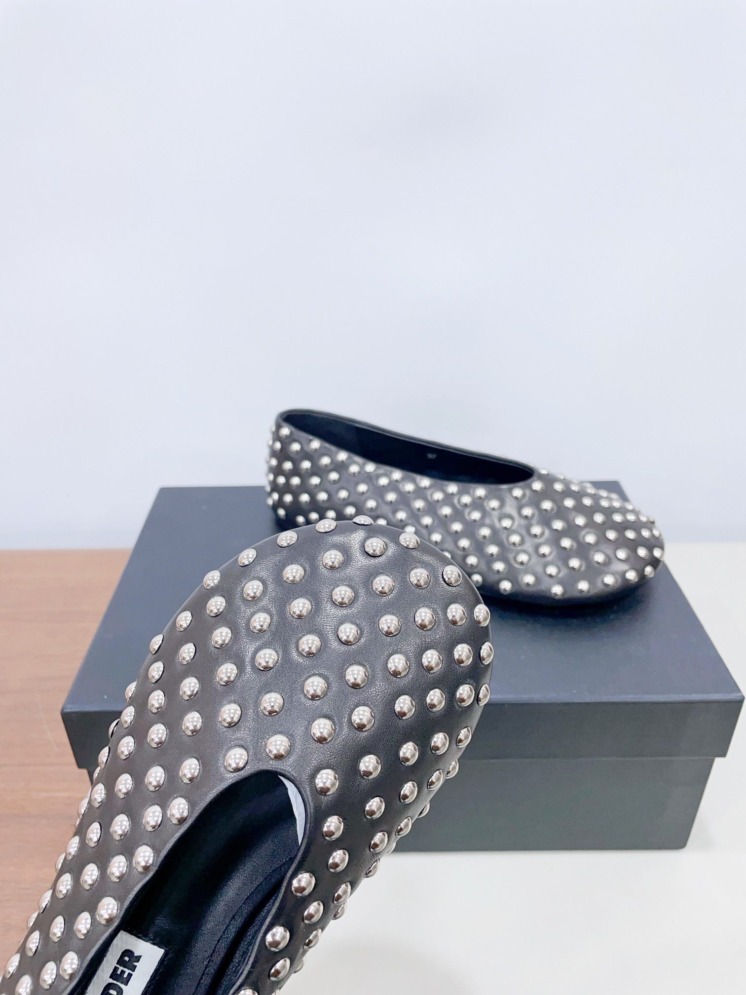 P700 Roundhead Burken Ballet Shoes: Retro Style with Sheepskin and Metal Buttons - 图片 7