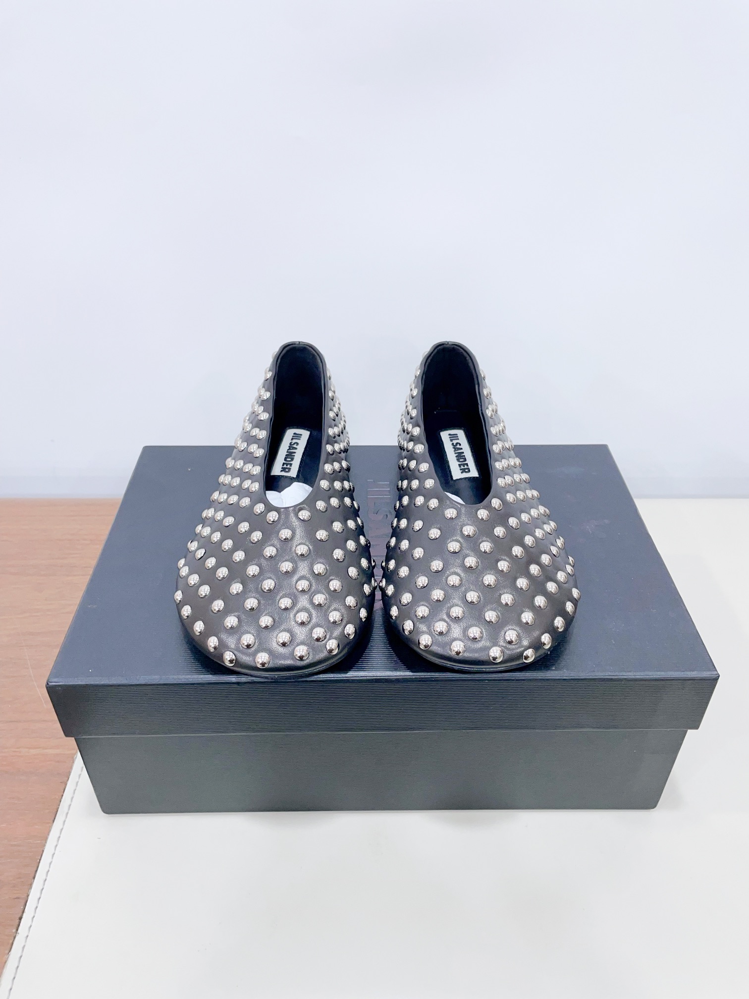 P700 Roundhead Burken Ballet Shoes: Retro Style with Sheepskin and Metal Buttons - 图片 5