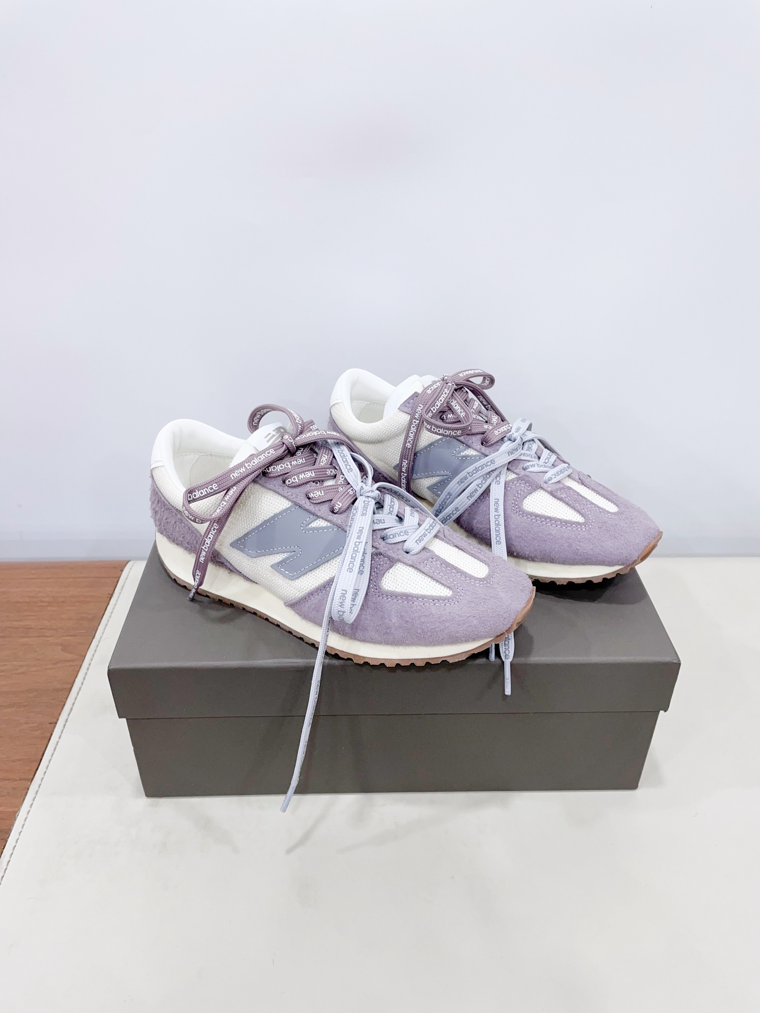 Newbalance 47125s: Classic Spring/Summer Shoes at P600, Rare Milk Purple Color - 图片 2