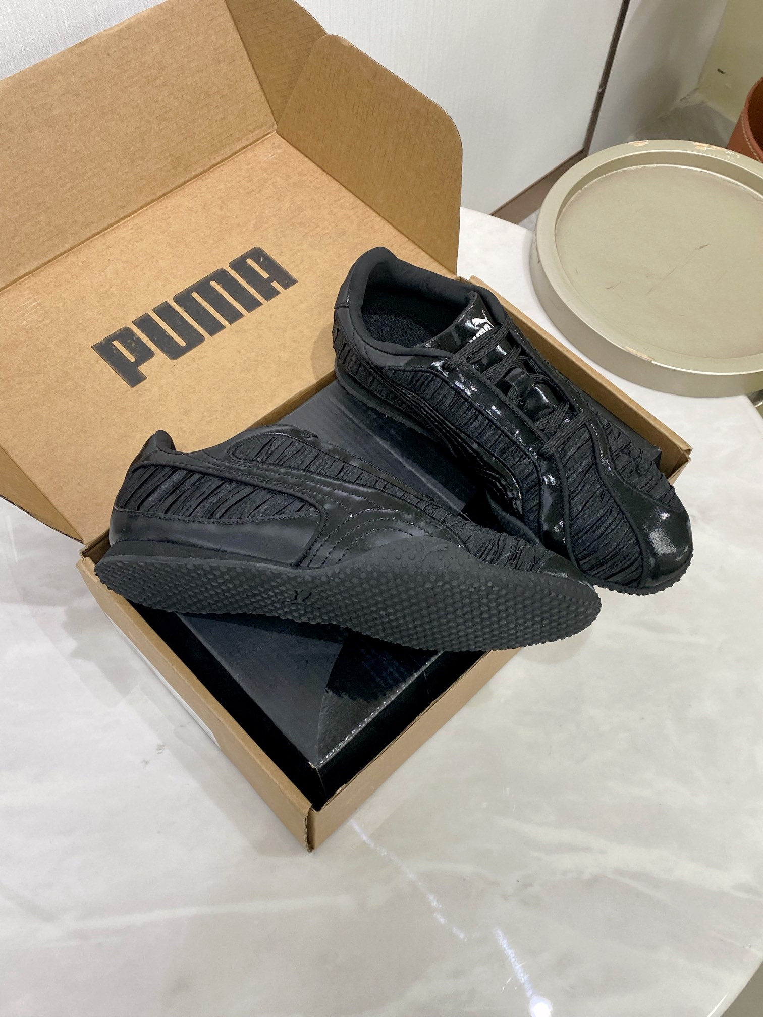 Unknown Puma 彪马 26ss早春新款 褶皱 德训鞋 运动鞋