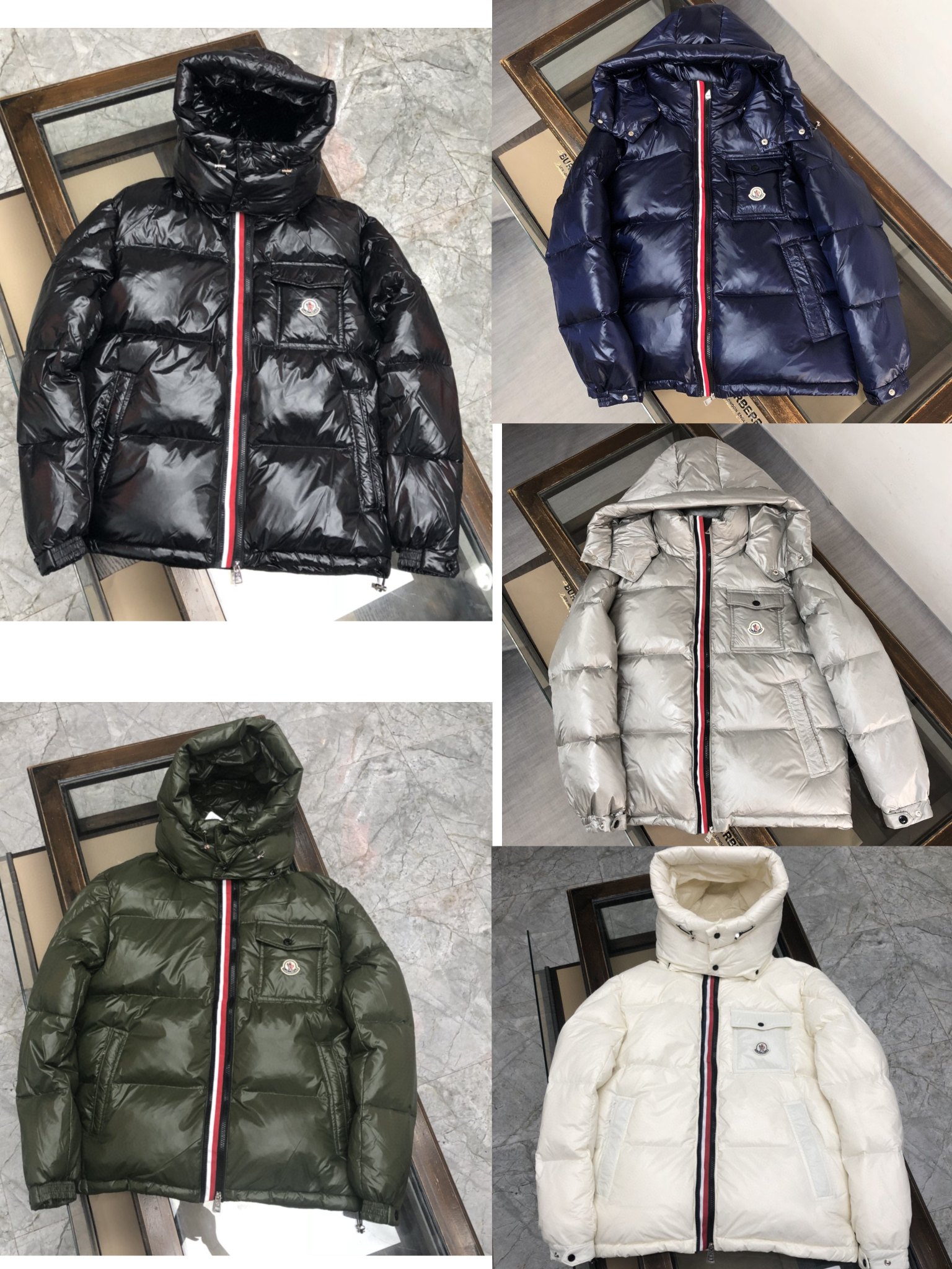 Moncler 蒙口男款羽绒服大货开启👏👏亚洲蒙口专柜有售 手袖配带防风松紧设计 个性双拉链 内里双层内