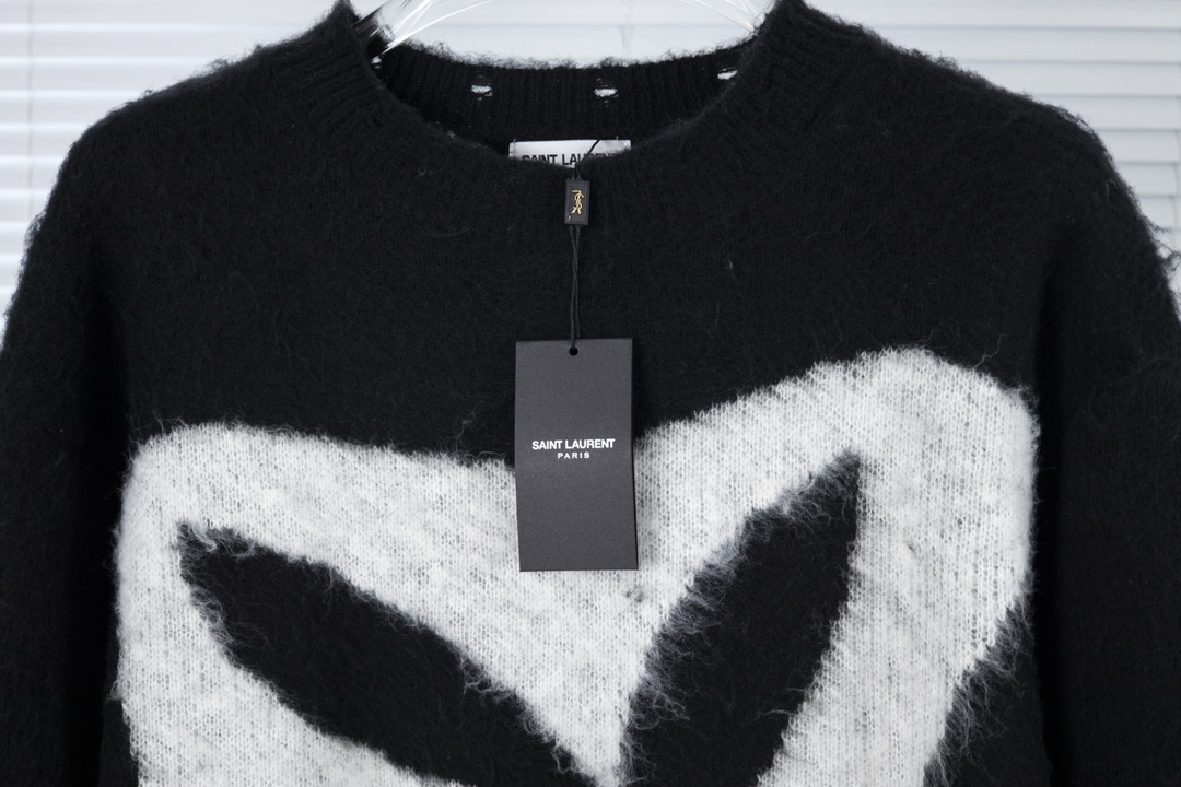 YAO C67 Saint Laurent Playboy Bucket: Sweet Rabbit Design, High Price, Black, S-XL - 图片 4