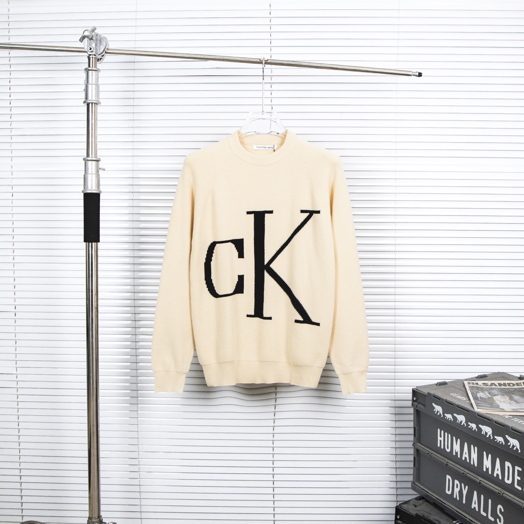 Fashionable High-Quality CK-Blank Sweater Recommended for Fall – YAO 1T1