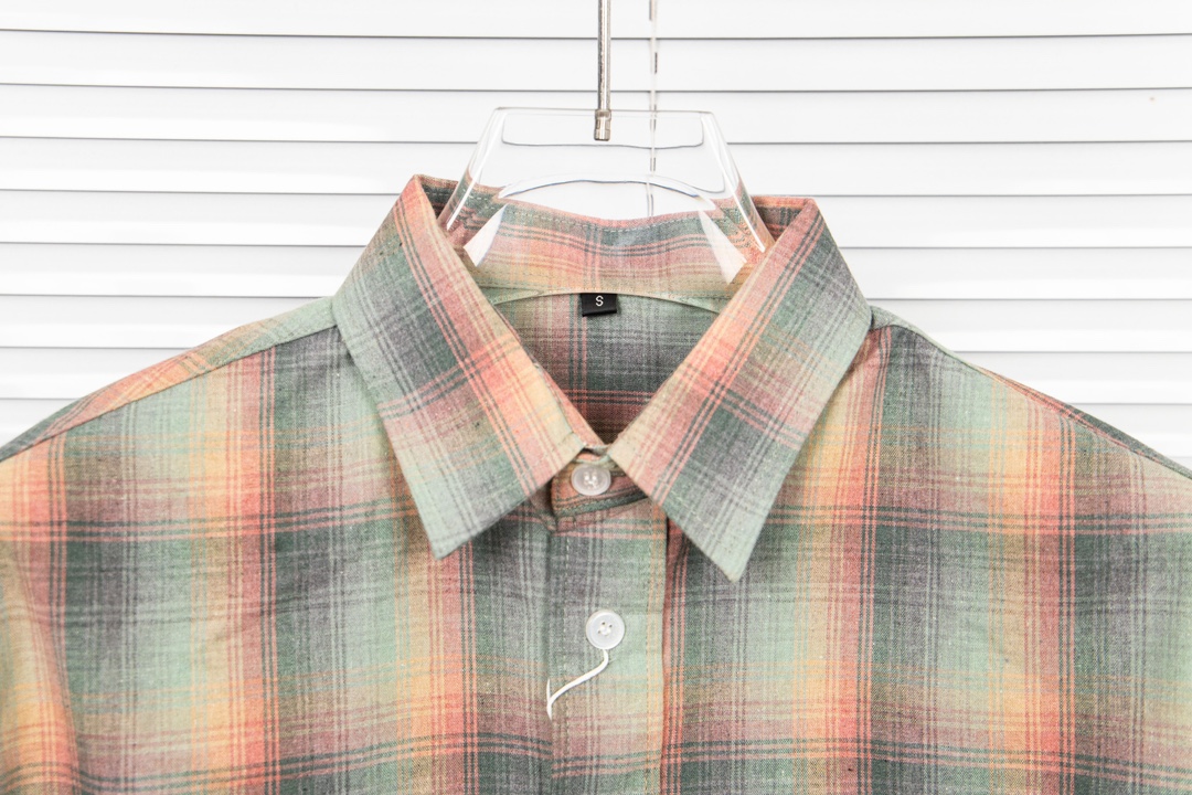 New MM6 Rainbow Maison Margiela 2023 FW Couple Leisure Shirt Details - 图片 4
