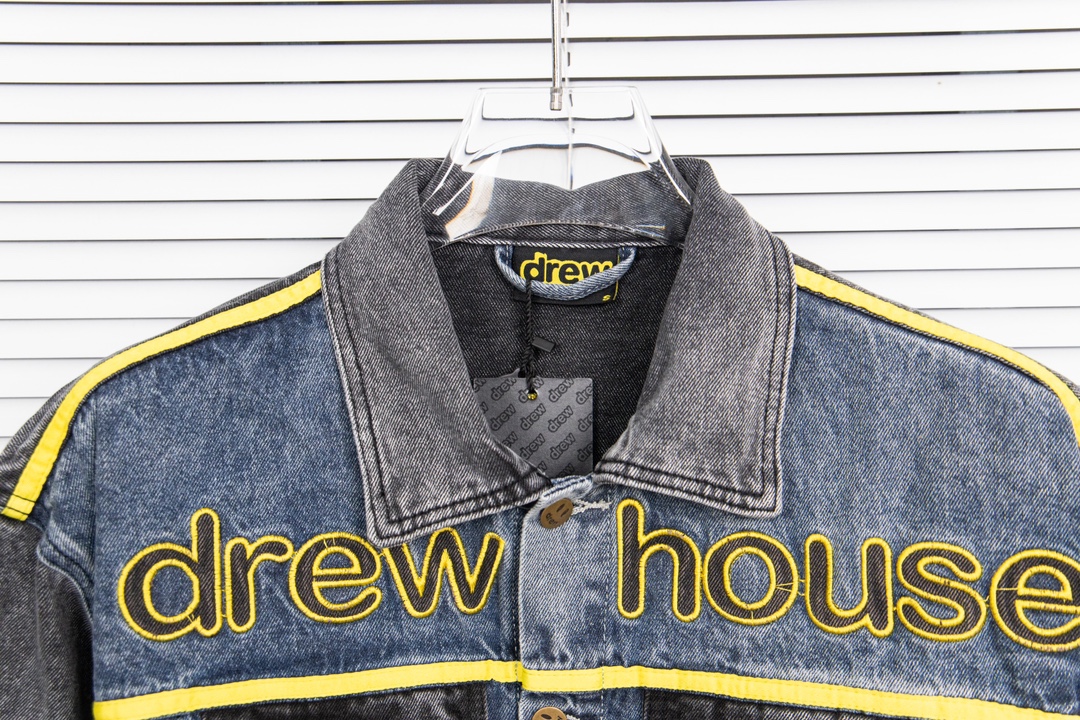 DERW HOUSE 24SS Cowboy Coat: Water-Washed Design with Intricate Details - 图片 4