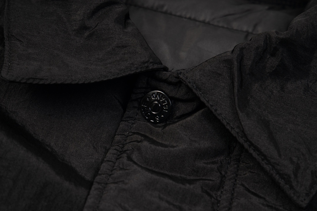 Stone Island FW23 Cotton Jacket: Innovative Design, Reflective, Waterproof, Sky Blue/Black, Sizes M-2XL - 图片 7