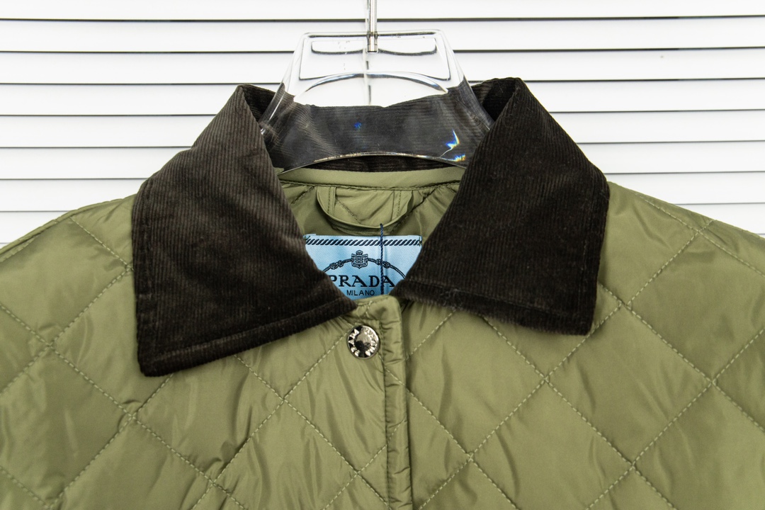 Prada Retro Cotton Jacket: Stylish, Warm, and Unique Design for Fashion Enthusiasts - 图片 4