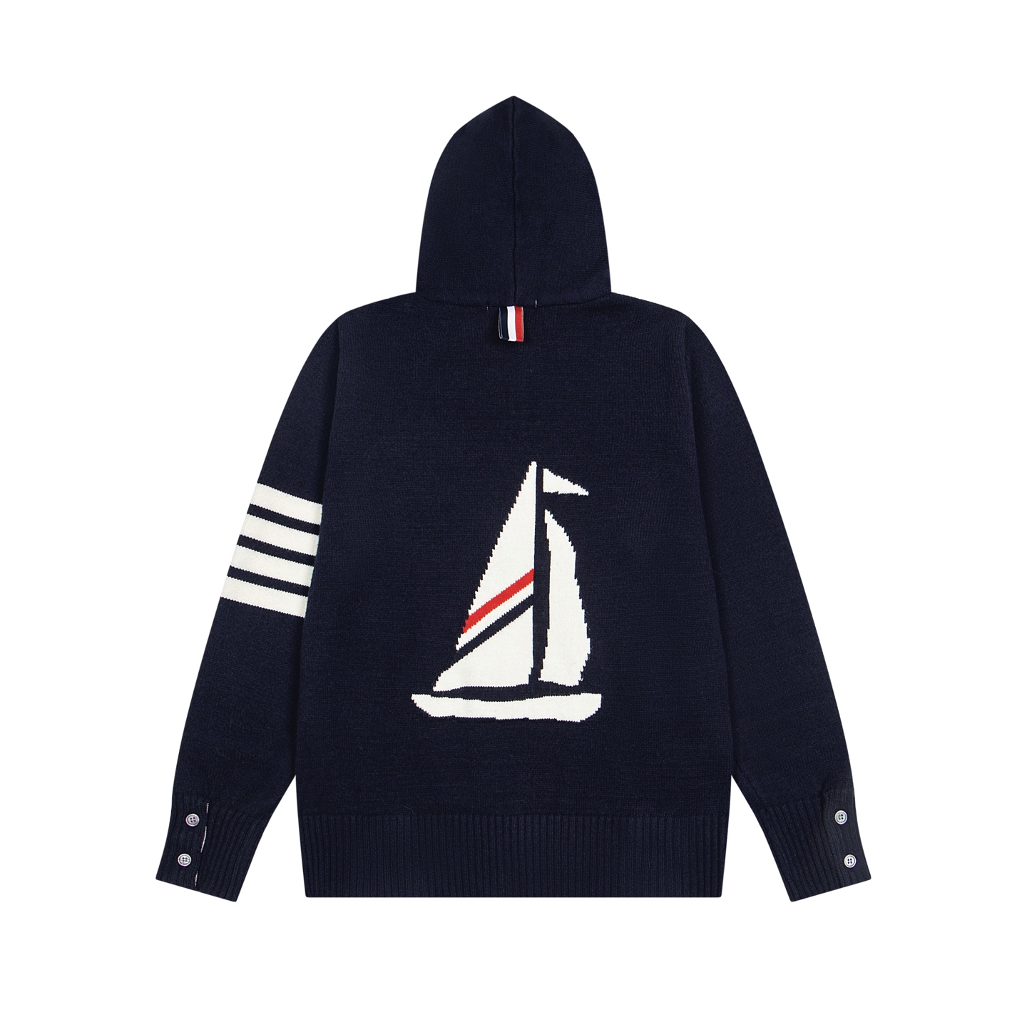 Fashion Review: Thom Browne’s Soft Knit Jacket in Cyan and Gray - 图片 3