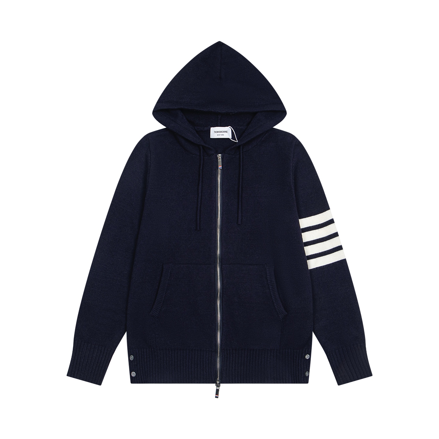 Fashion Review: Thom Browne’s Soft Knit Jacket in Cyan and Gray - 图片 2