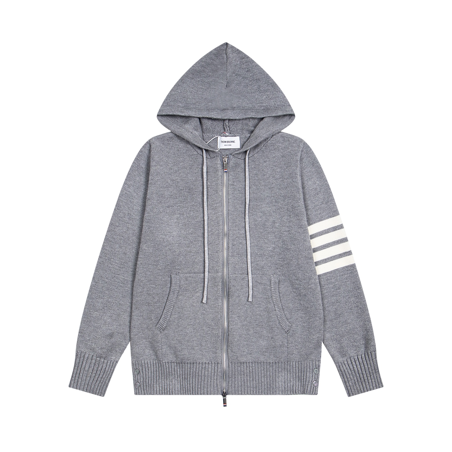Fashion Review: Thom Browne’s Soft Knit Jacket Collection in Cyan and Gray - 图片 2