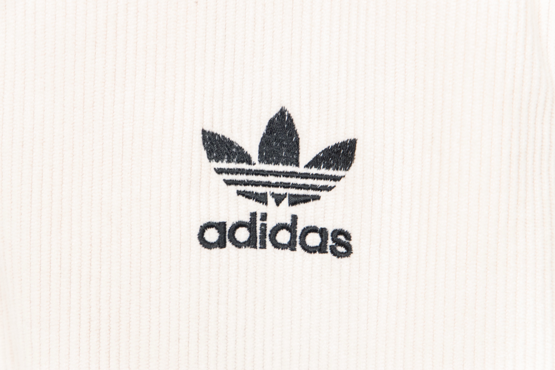 Adidas Three-leaf Waffle Sports Coat for Youth – Beige/Black, Sizes M-XL - 图片 7