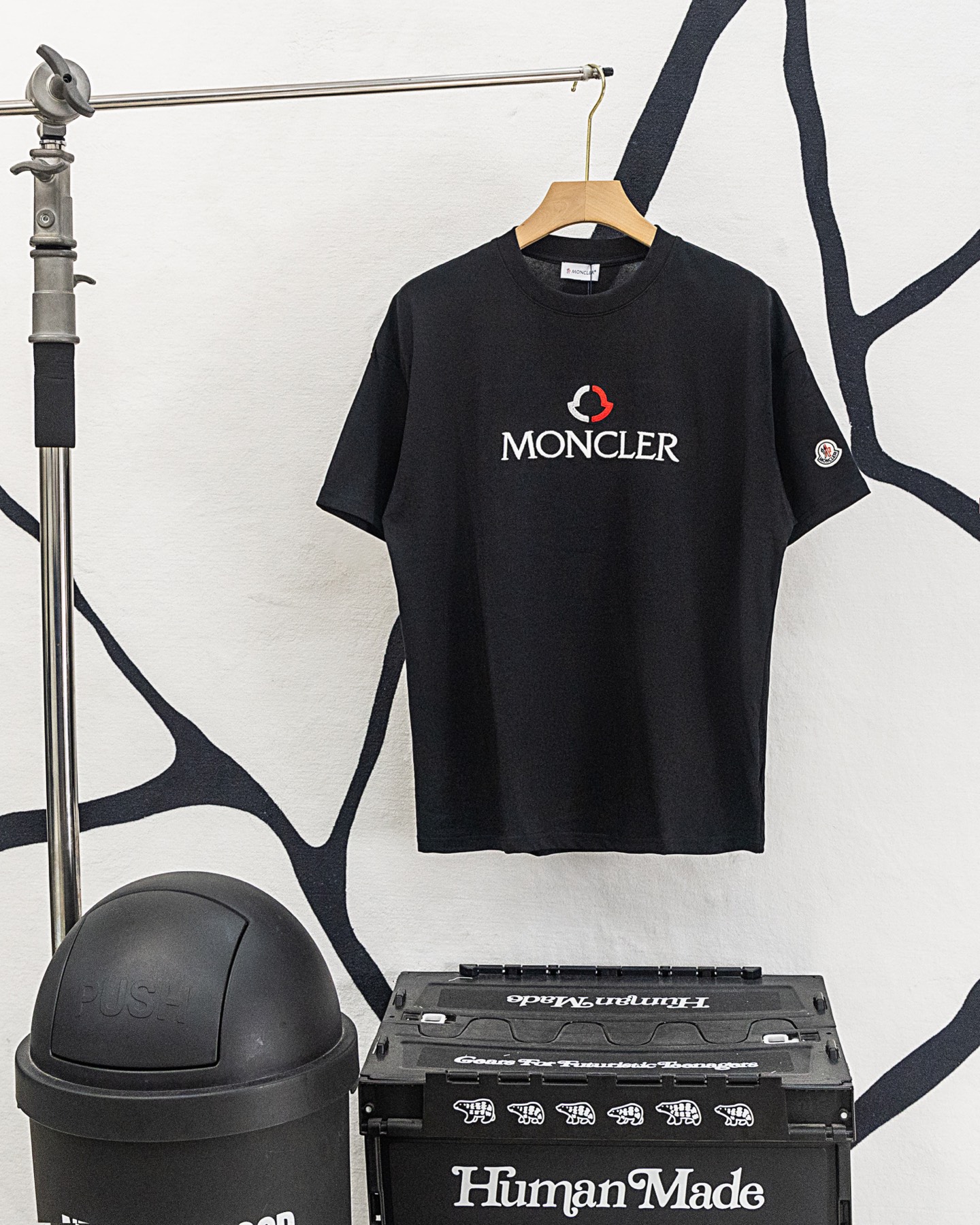 @95 Número de modelo: A24 MONCLER Moncler logo de letras bordado 🪡 Logo refinado y mejorado, inspirado en el estilo re…