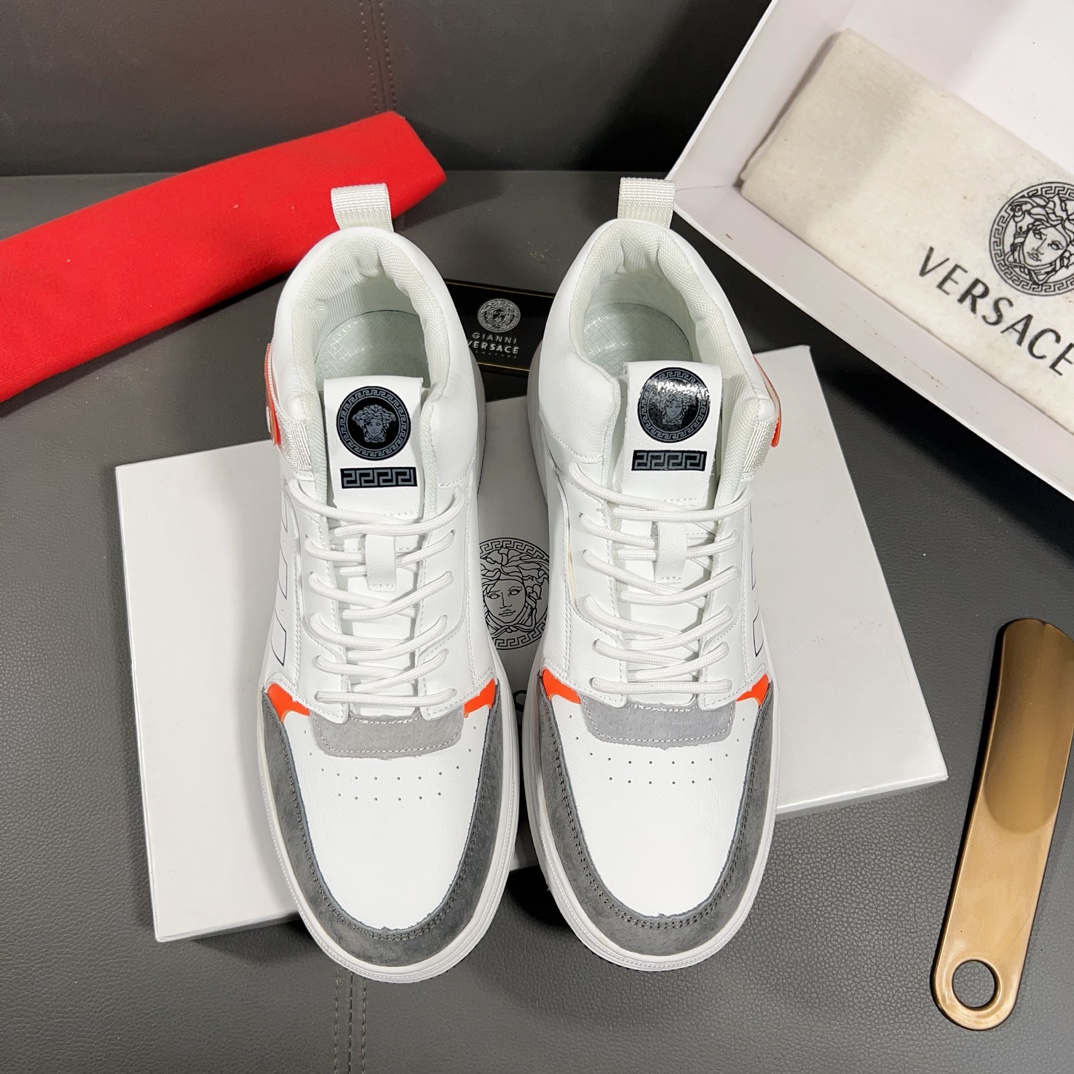 ¡Precio de fábrica! (Versace) Los últimos 🎁🎁zapatos de hombre casuales y de moda👟 del sitio web oficial, el estilo a…
