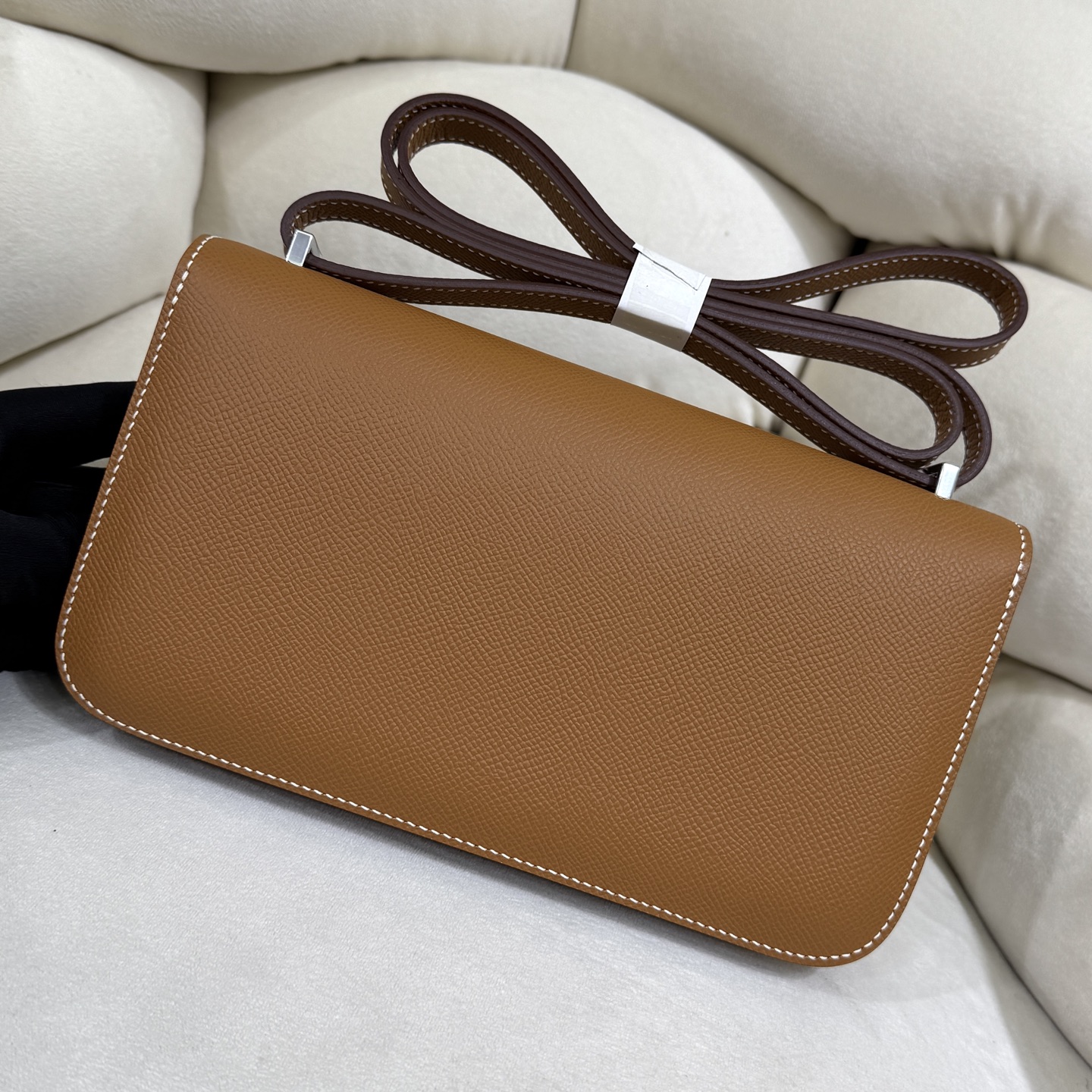 Elegant Leather Shoulder Bag with Adjustable Straps & Mirror, Versatile Design 4 i1760254757165 4548 0 2