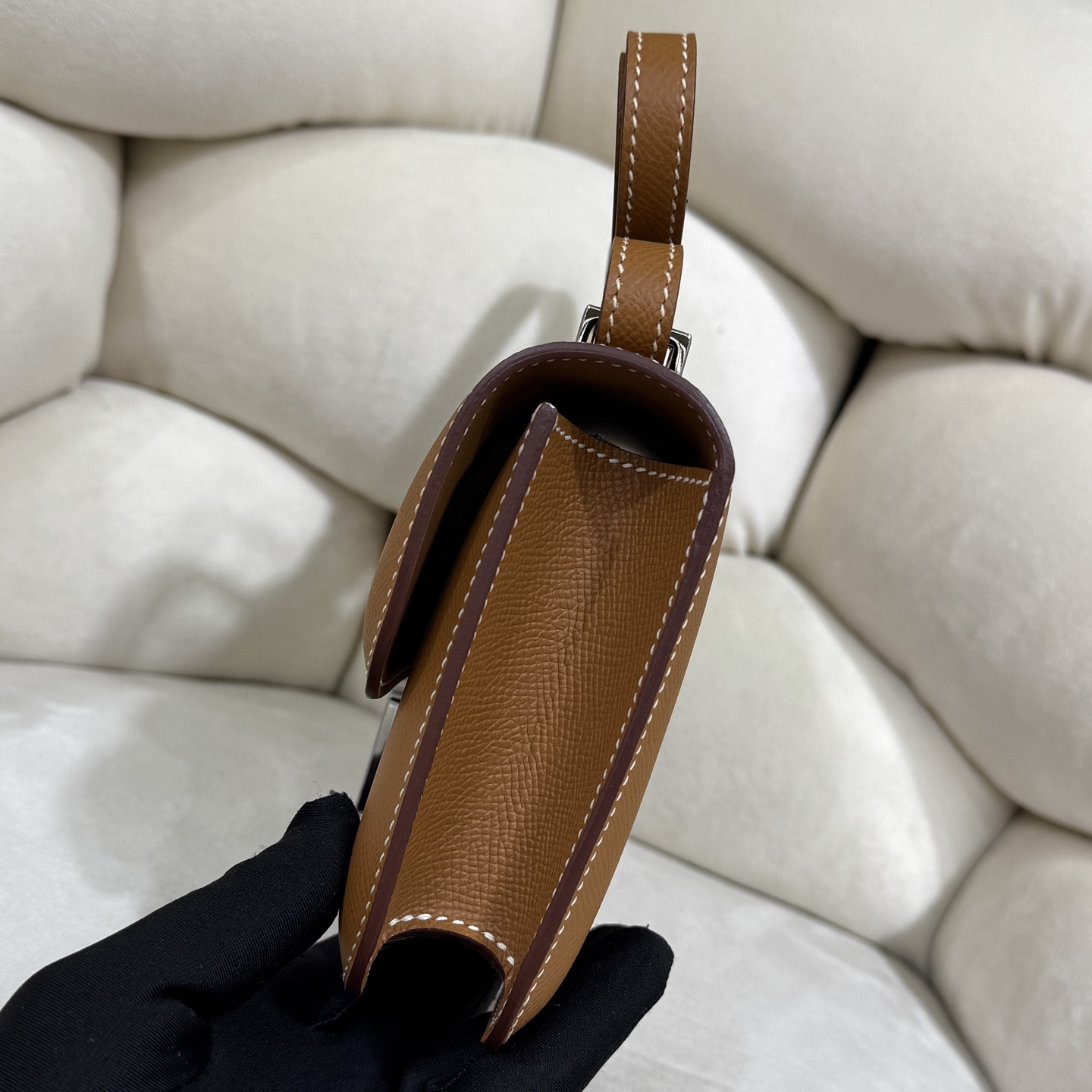 Elegant Leather Shoulder Bag with Adjustable Straps & Mirror, Versatile Design 3 i1760254758451 3772 0 1