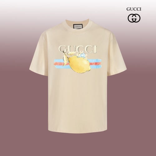 Gucci Classic Printed Short Sleeve T-Shirt, Comfortable Cotton Fabric 1 Gucci Classic Printed Short Sleeve T-Shirt, Comfortable Cotton Fabric