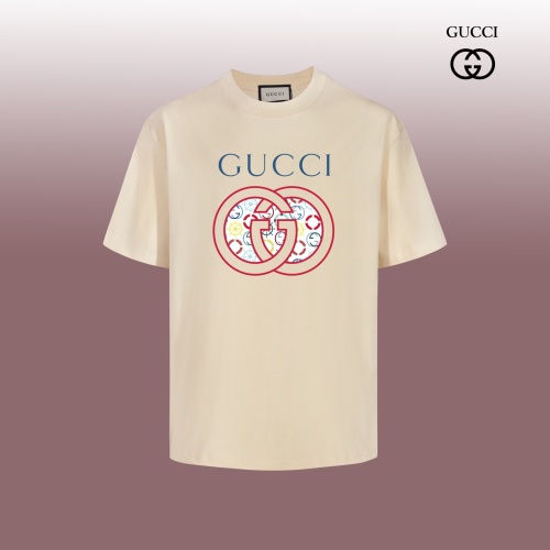 Gucci Classic Printed Short Sleeve Cotton T-Shirt for Men and Women 1 Gucci Classic Printed Short Sleeve Cotton T-Shirt for Men and Women