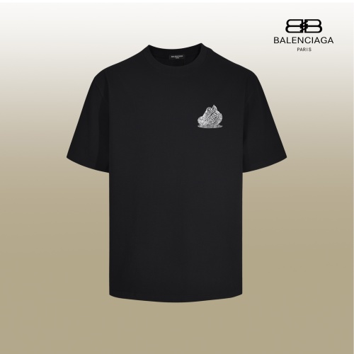 Balenciaga Logo Graphic Print Short Sleeve T-Shirt for Men and Women 1 Balenciaga Logo Graphic Print Short Sleeve T-Shirt for Men and Women