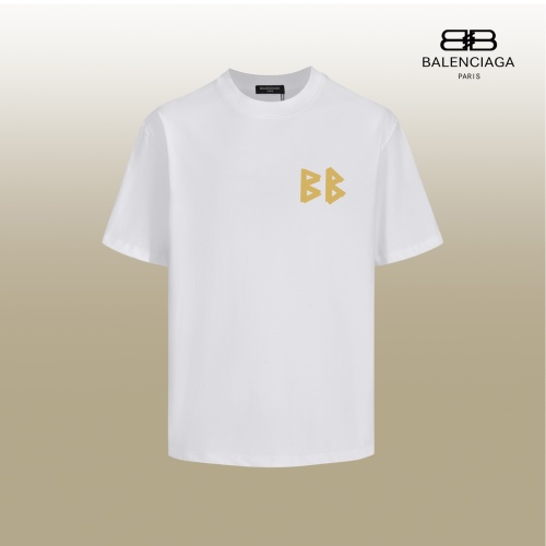 Balenciaga Logo Print Short Sleeve T-Shirt for Men and Women (XS-XL) 1 Balenciaga Logo Print Short Sleeve T-Shirt for Men and Women (XS-XL)