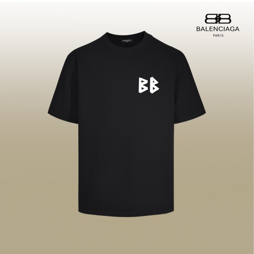 Balenciaga Logo Print Cotton T-Shirt - Trendy Unisex Tee 1 Balenciaga Logo Print Cotton T-Shirt - Trendy Unisex Tee
