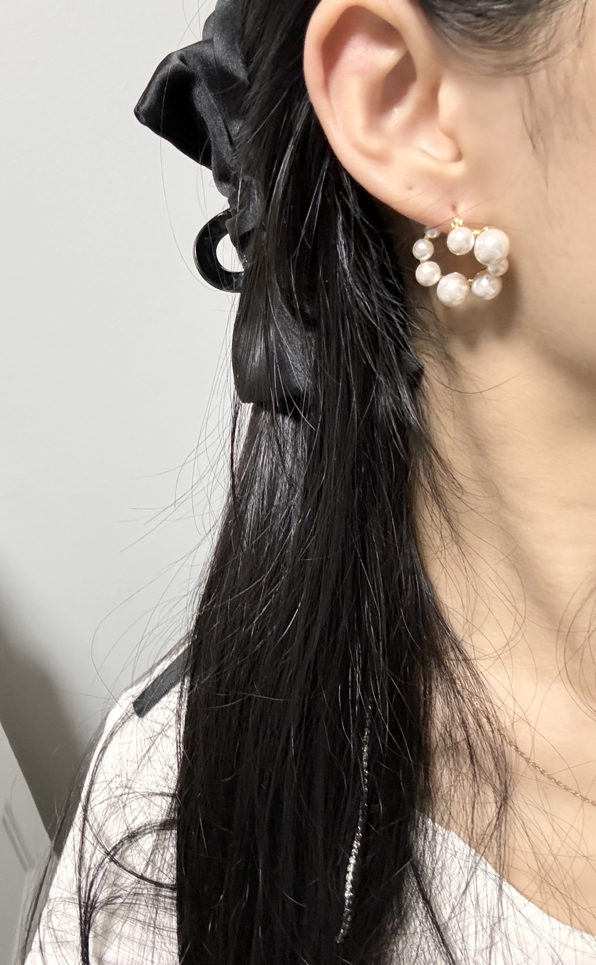 Stylish Half-Round Céline Earrings: High-Quality Design for Goddesses at ¥220 - 图片 8
