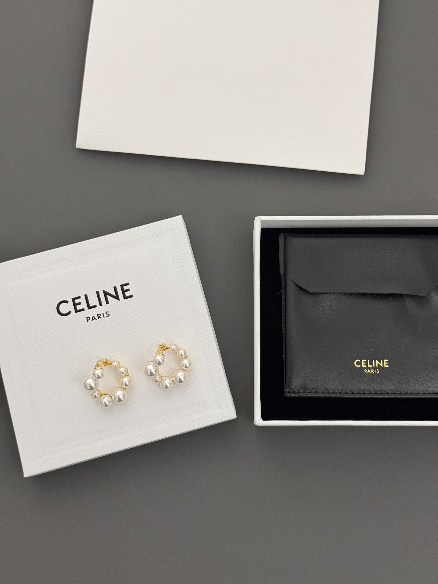 Stylish Half-Round Céline Earrings: High-Quality Design for Goddesses at ¥220 - 图片 2