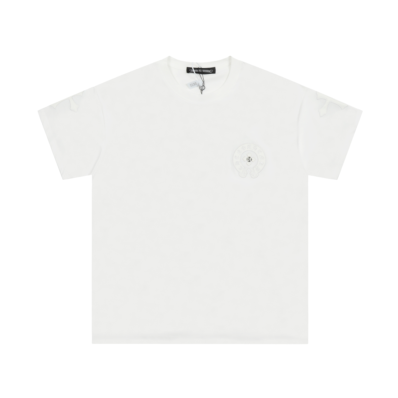 KE262 P120.00  Rchrome Hearts CH Clax Heart Heart Heavy Industry Horseshoe Disposter Metal Cross Factering Short Sleeve  R  R Correct Configuration Market The highest version of the market 2025 Croxin original packaging customized hardware  r  r The super textured platform Live broadcast 0 after -sales high quality  r  r. If you care more about quality, you must respect the price and price of the price. That quality is the point that you should pay more attention to. Compared with the price, we grab the quality of the quality of the quality of my family. Quality determines that the quality of the upper body effect is also good. Refusing garbage and refusing fast food conscience quality conscience, you deserve it!  r  r The couple model OS version version of the texture is full, not picking age, not picking the body neckline, the original threaded thread perfect 0 color difference  r  r color: black and white  r code number: s m l xl