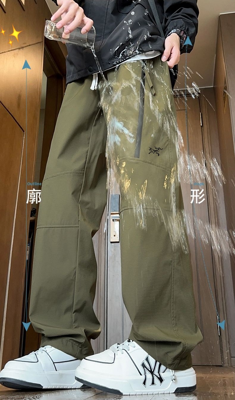 供💰80
      ARC'TERYX / 始祖鸟春夏款新款户外冲锋裤登山运动裤暴雨防泼水休闲工装裤男韩版潮流百搭宽松伞兵裤可调节裤脚

户外休闲登山徒步休闲长裤!特定面料，非常结实具备良好的透气性和运动自由度！

军工级立体剪裁，自由活动不受拘束！简洁的造型非常大气！户外，运动，休闲多功能！任何场合都可以轻松驾驭！
上身更加没有束缚感！！
腰部松紧腰带，方便调节腰部松紧！两侧防水拉链口袋更加实用方便！！
立体剪裁设计，上身显高显瘦！
颜色：黑色  军绿 杏色
尺码：M-4xl





















