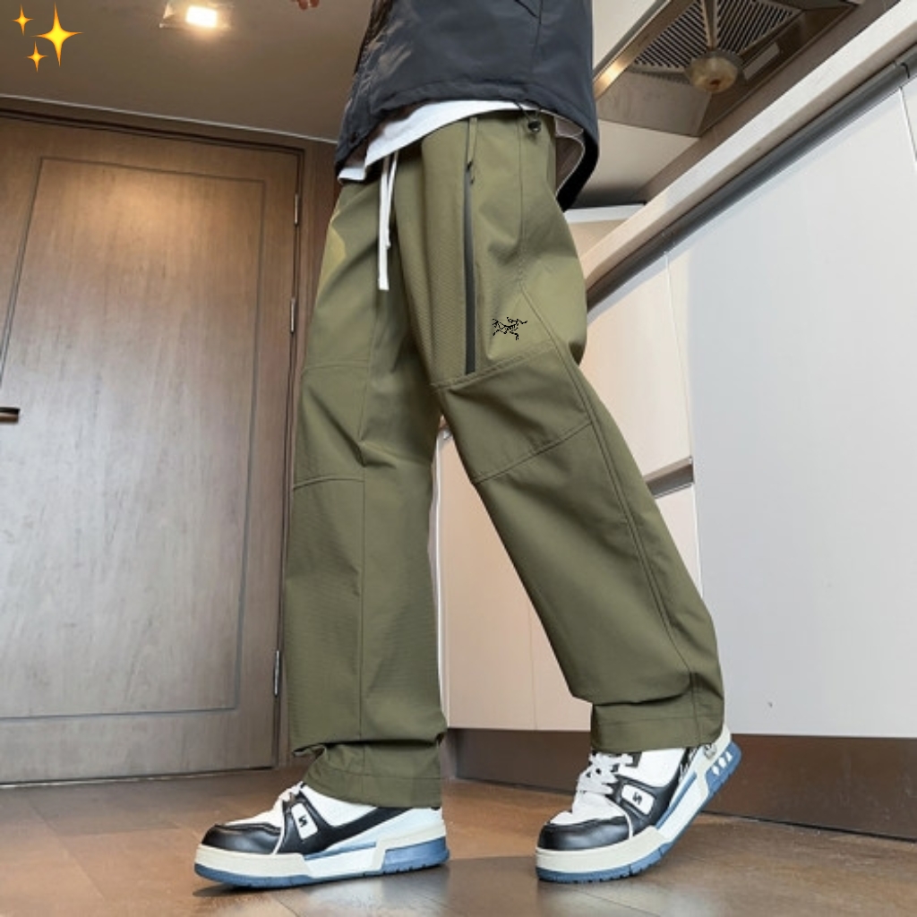 供💰80
      ARC'TERYX / 始祖鸟春夏款新款户外冲锋裤登山运动裤暴雨防泼水休闲工装裤男韩版潮流百搭宽松伞兵裤可调节裤脚

户外休闲登山徒步休闲长裤!特定面料，非常结实具备良好的透气性和运动自由度！

军工级立体剪裁，自由活动不受拘束！简洁的造型非常大气！户外，运动，休闲多功能！任何场合都可以轻松驾驭！
上身更加没有束缚感！！
腰部松紧腰带，方便调节腰部松紧！两侧防水拉链口袋更加实用方便！！
立体剪裁设计，上身显高显瘦！
颜色：黑色  军绿 杏色
尺码：M-4xl





















