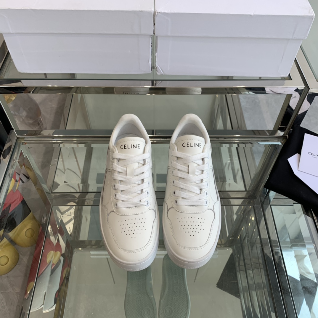 Celine Skateboard Shoes White Unisex Spring/Summer Collection Fashion Casual