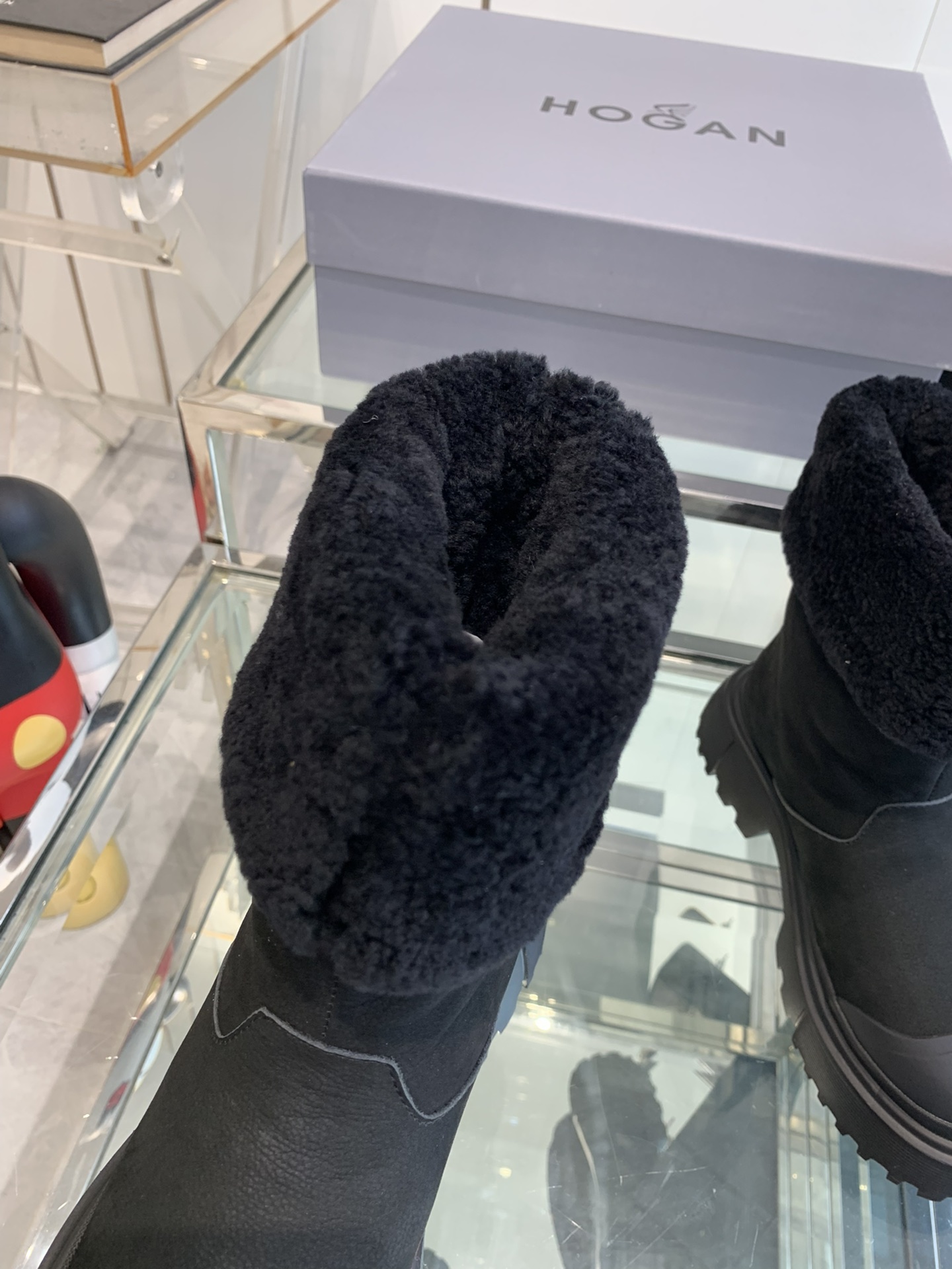 HHOGAN 24ss Wool Snow Boots: Warm, Comfortable, and Stylish for Autumn/Winter - 图片 7