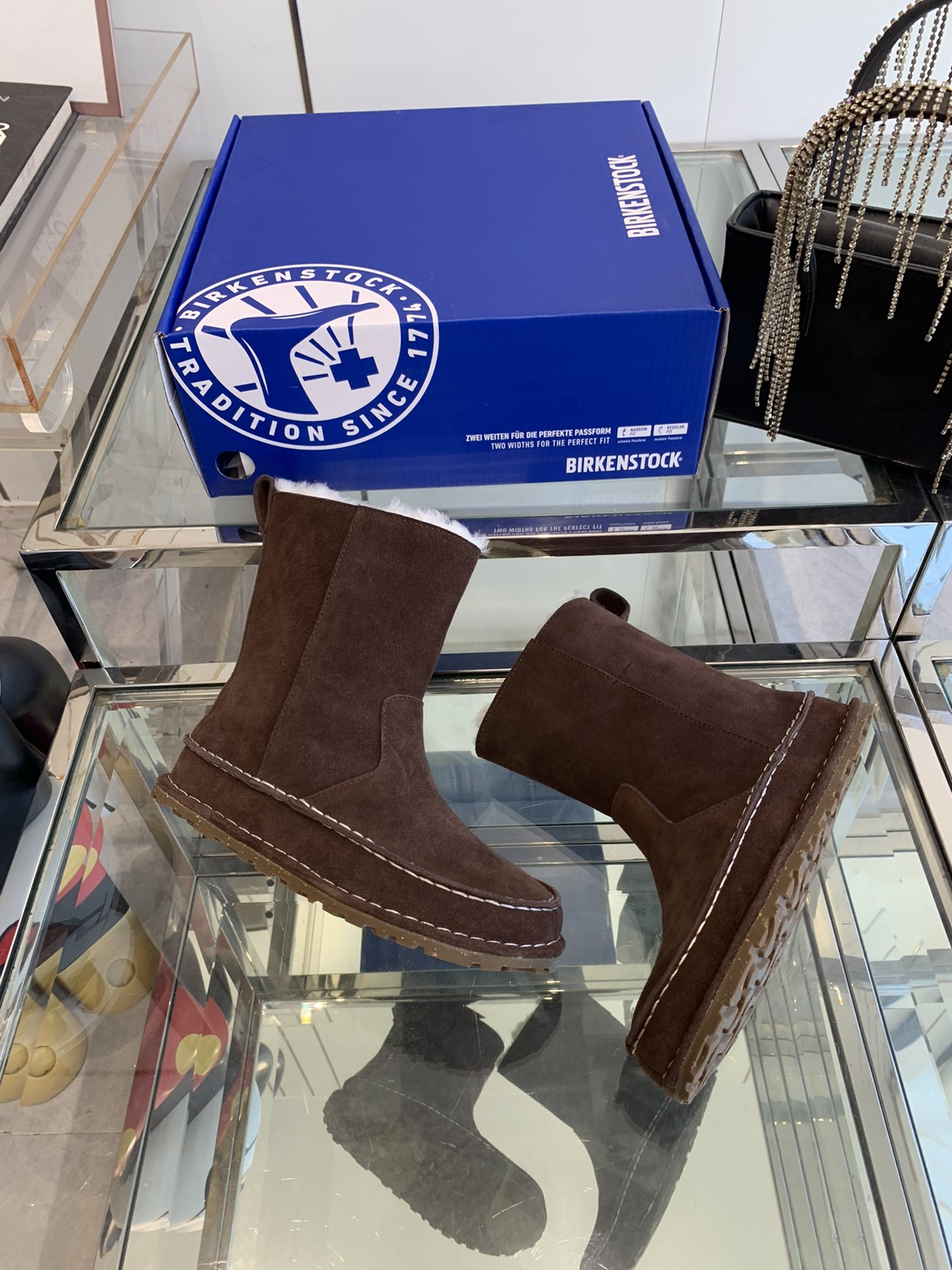 Winter Snow Boots: Warm and Stylish with Cowskin Wool Lining and Rubber Sole - 图片 8