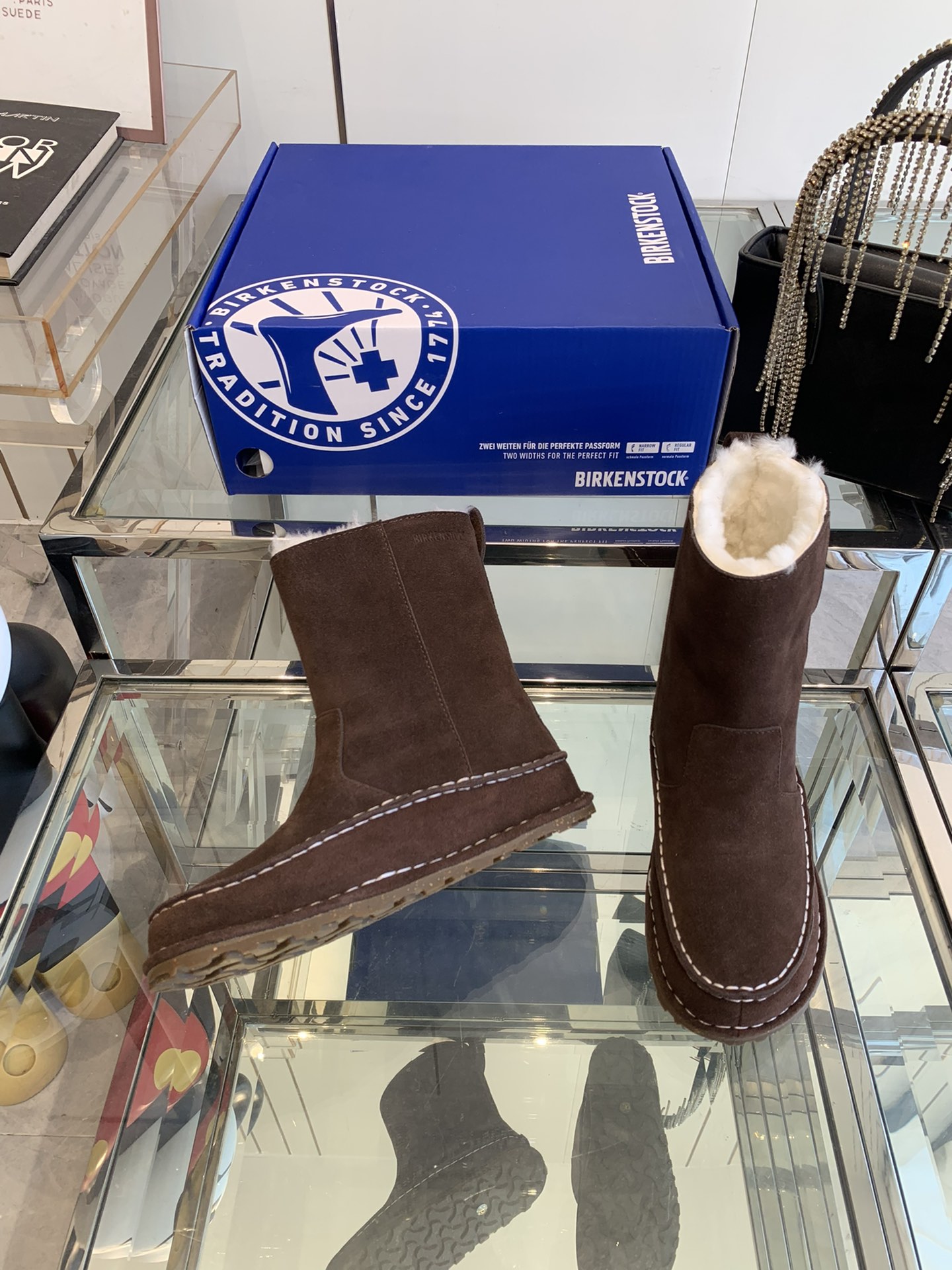 Winter Snow Boots: Warm and Stylish with Cowskin Wool Lining and Rubber Sole - 图片 2