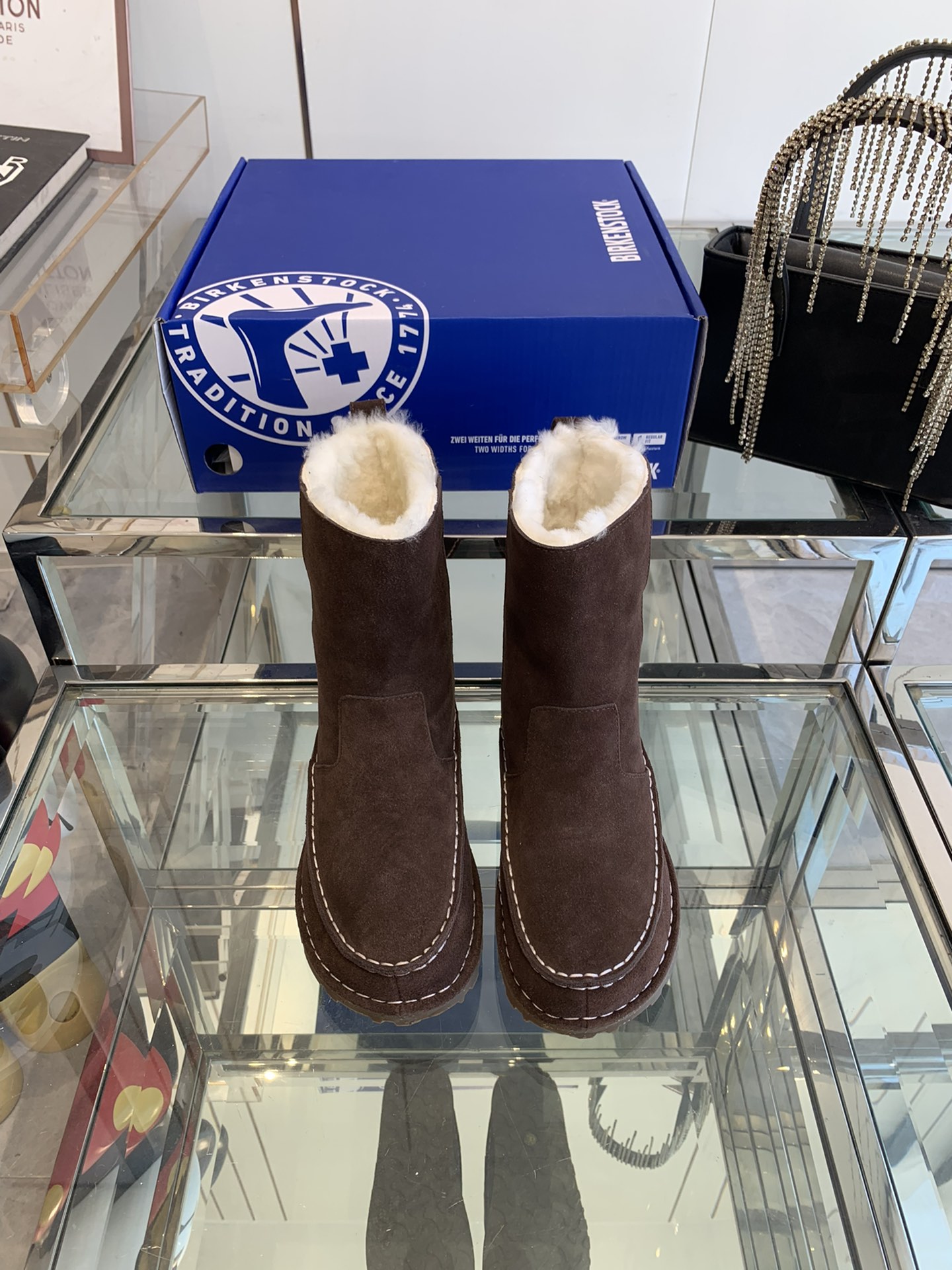 Winter Snow Boots: Warm and Stylish with Cowskin Wool Lining and Rubber Sole - 图片 9