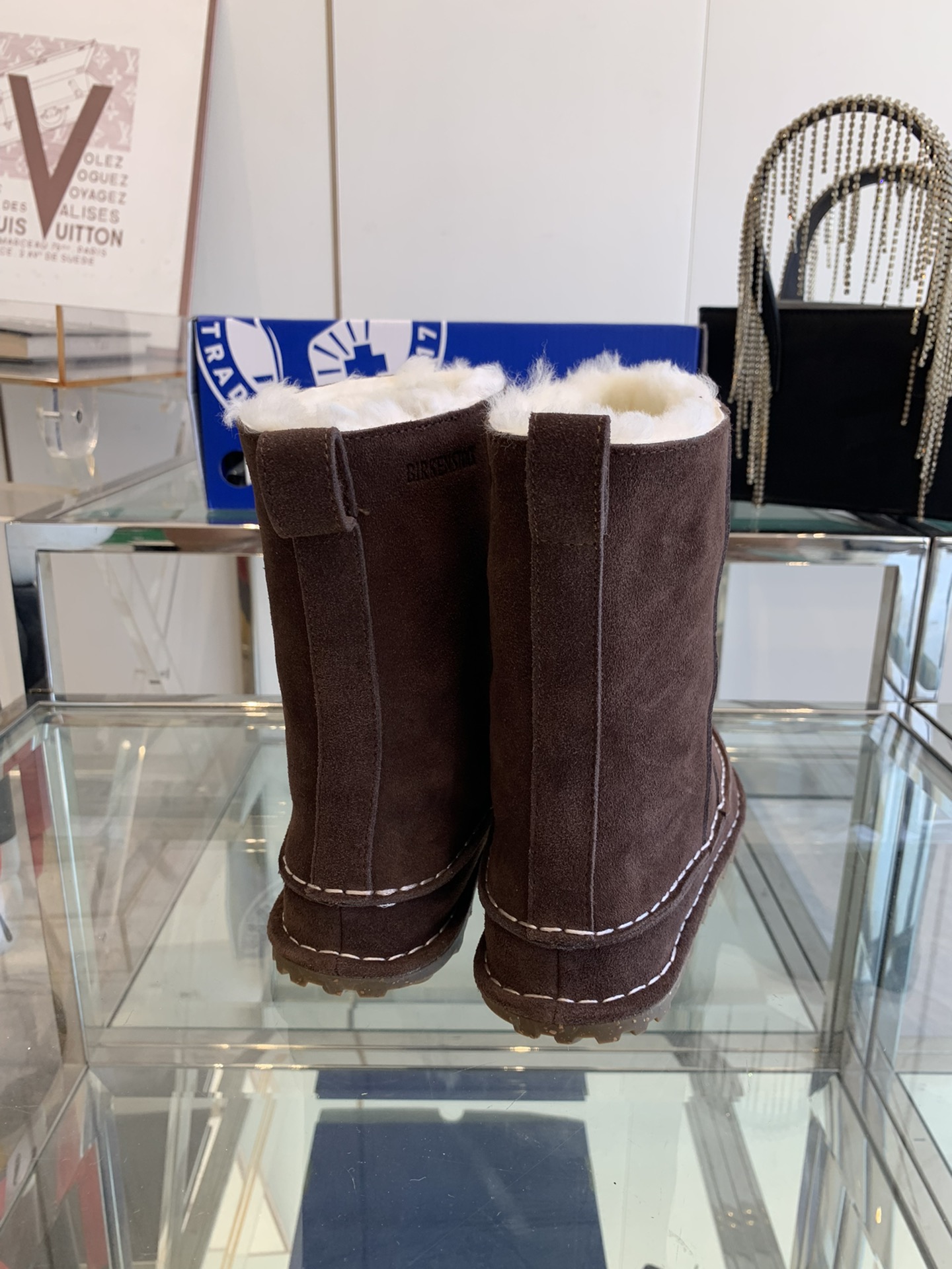 Winter Snow Boots: Warm and Stylish with Cowskin Wool Lining and Rubber Sole - 图片 5