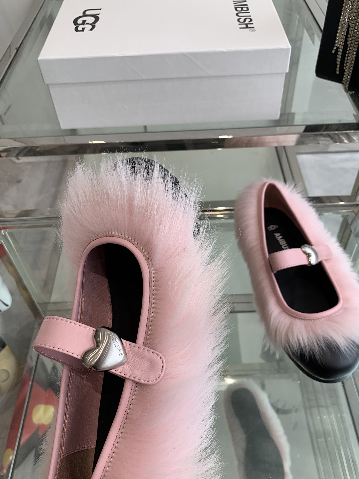 UGG x Ambush Furry Mary Janes: Trendy & Comfortable Spring/Summer Shoes 7 i1744862728424 3170 0 5