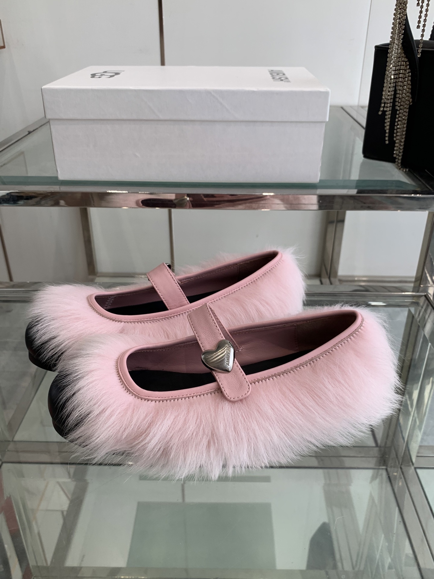 UGG x Ambush Furry Mary Janes: Trendy & Comfortable Spring/Summer Shoes 3 i1744862728442 9065 0 1