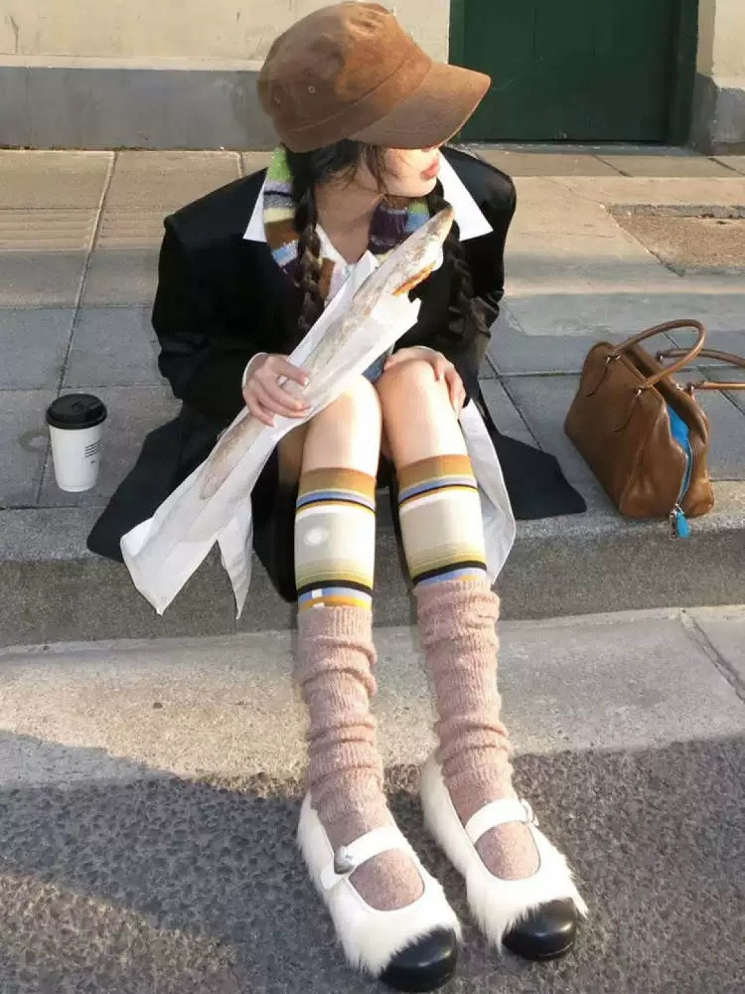 NO:240677,Foot pictures, single shoes19860909上脚图,单鞋,Women's Shoes