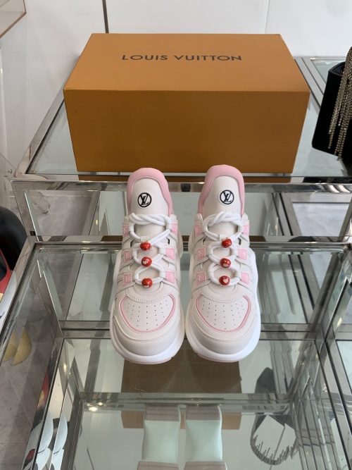 Louis Vuitton Archlight Sneakers White/Pink, Size 35-40, Comfortable and Stylish 1 Louis Vuitton Archlight Sneakers White/Pink, Size 35-40, Comfortable and Stylish