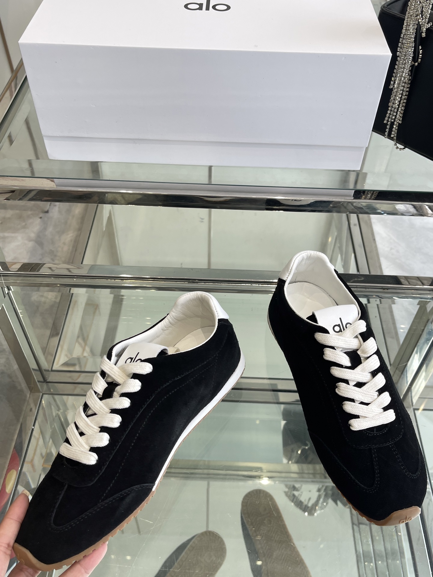 “648 Alo 25SS Lightweight Sock Set Sneakers in Original Oxen Skin Fabric – Sizes 35-45” - 图片 3