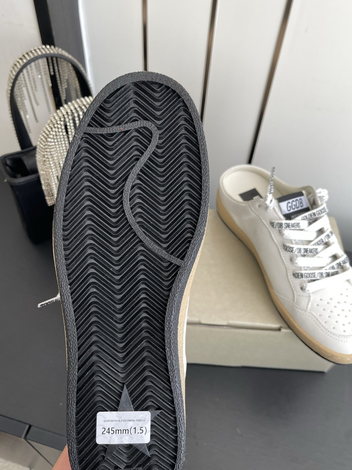 Alexander McQueen 720 26ss春夏新款水钻脏脏板鞋