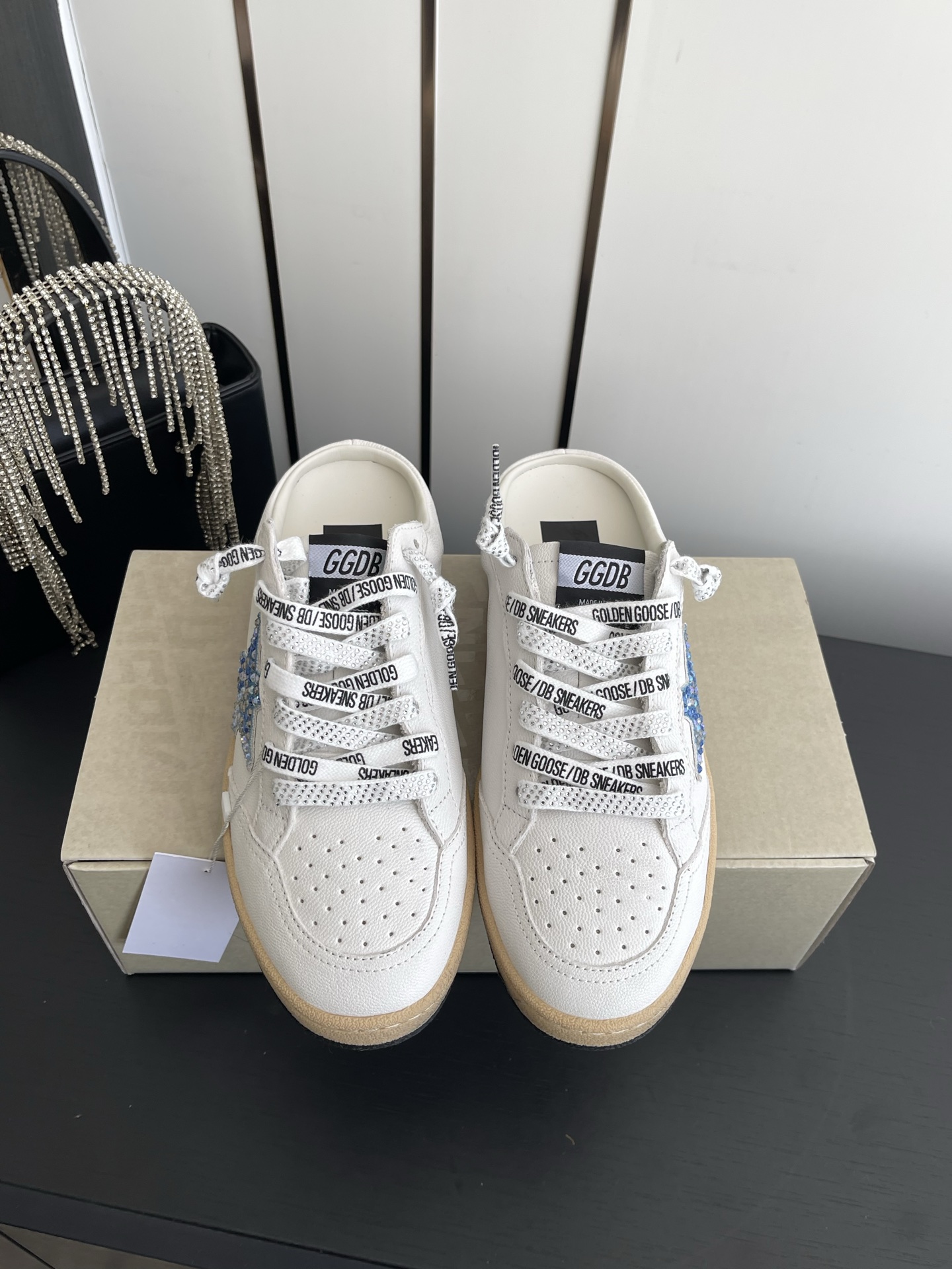 Alexander McQueen 720 26ss春夏新款水钻脏脏板鞋
