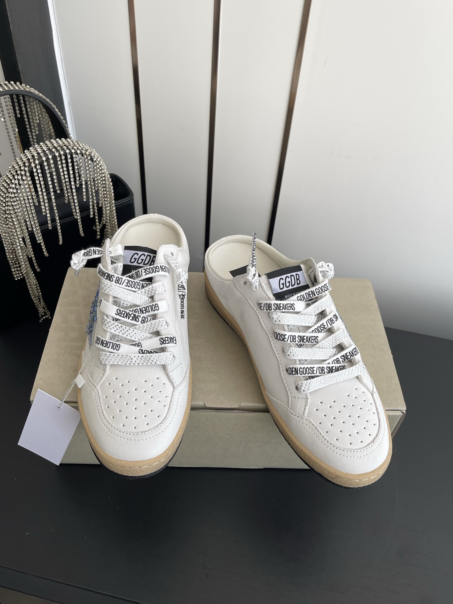 Alexander McQueen 720 26ss春夏新款水钻脏脏板鞋