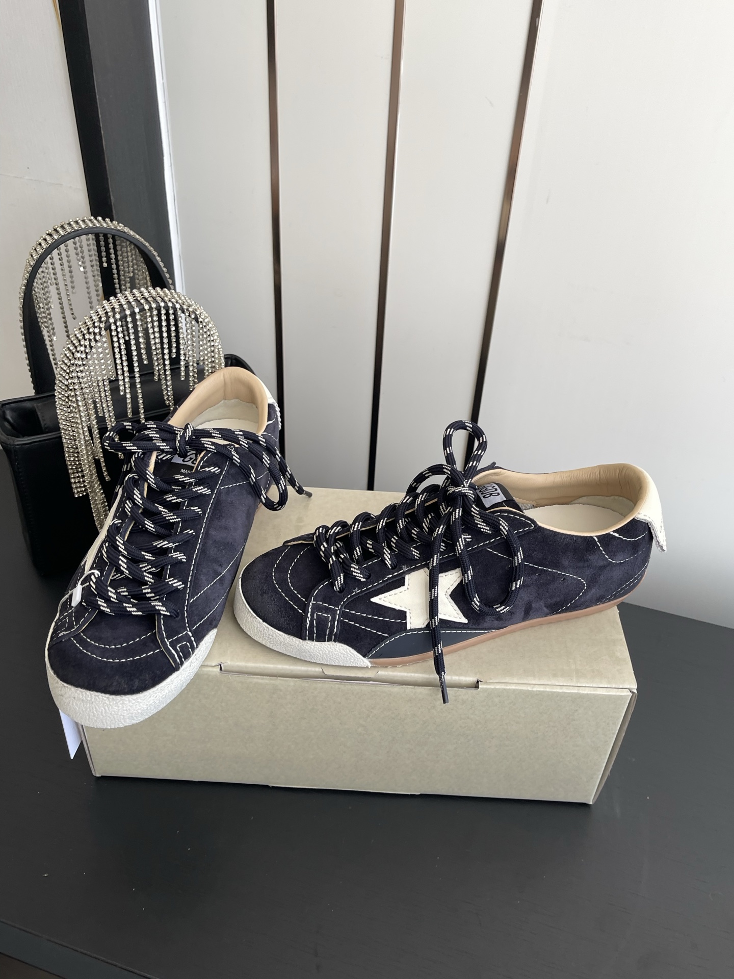 Alexander McQueen 720 26ss春夏新款星星做旧休闲板鞋