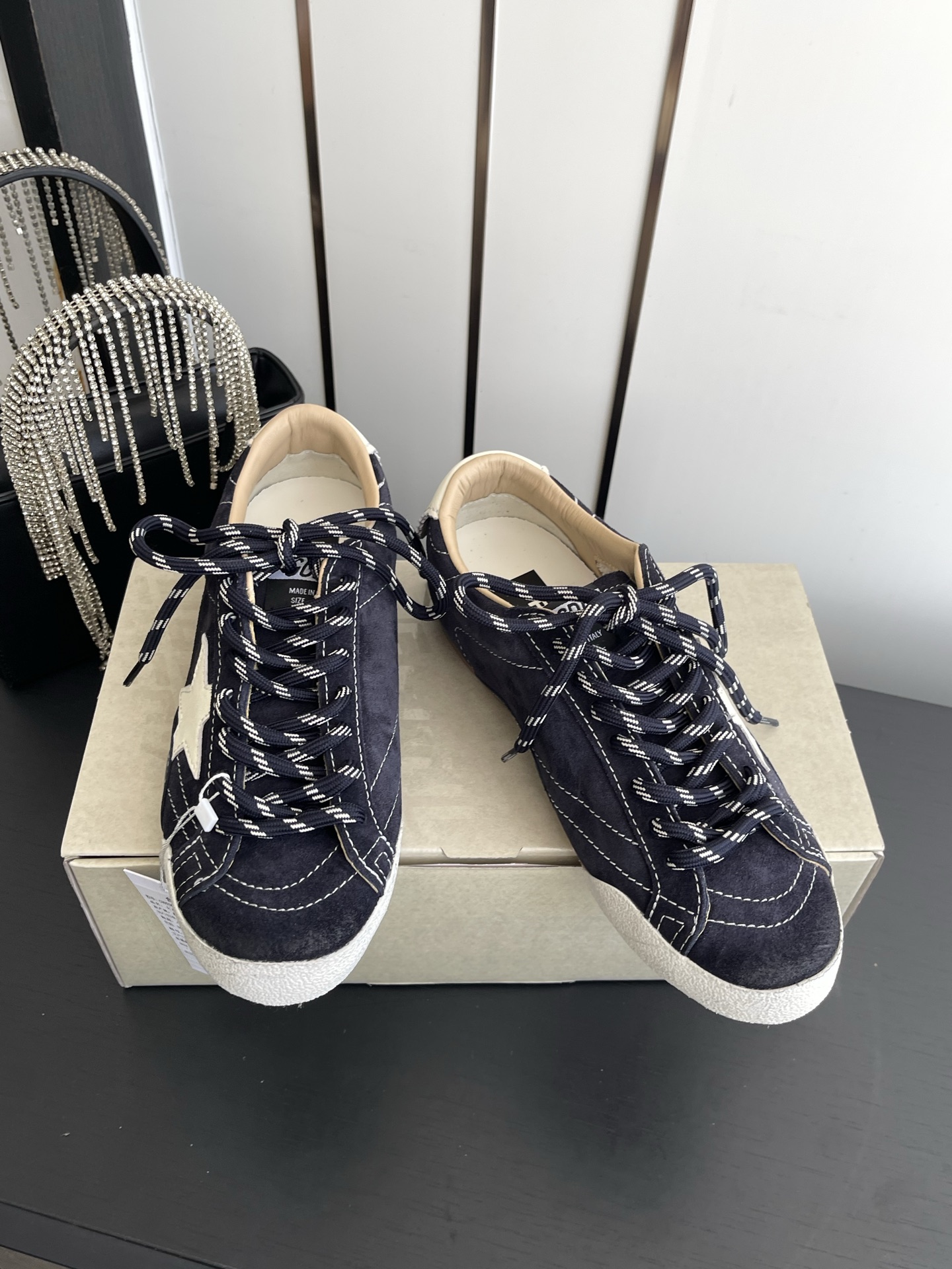 Alexander McQueen 720 26ss春夏新款星星做旧休闲板鞋