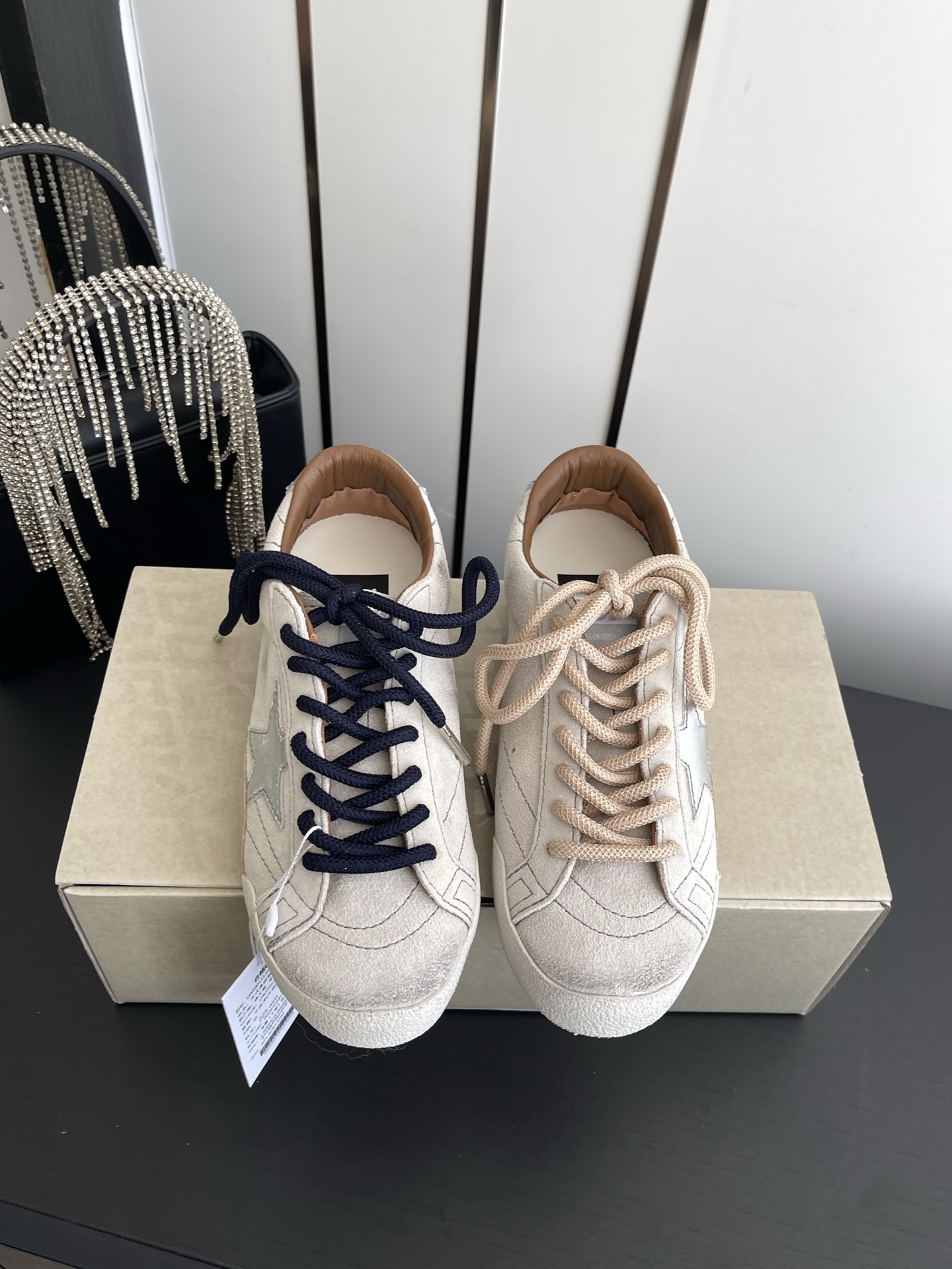 Alexander McQueen 720 26ss春夏新款星星做旧休闲板鞋