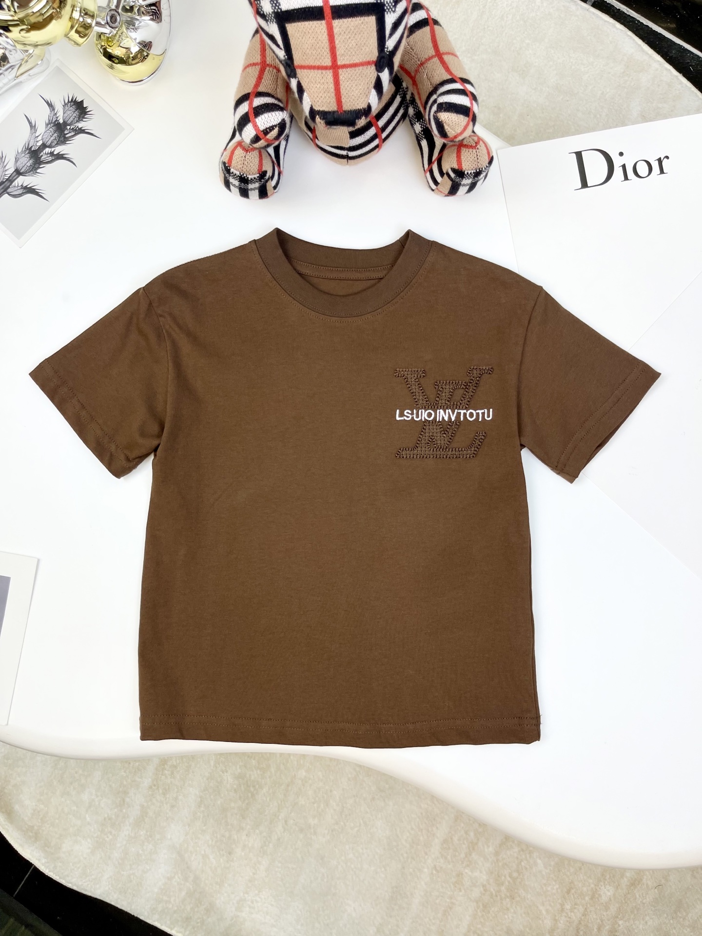 ❤️ Sin menos @88 LOUIS VUITTON LOUIS VUITTON 2025 verano ropa infantil nueva camiseta de manga corta, camiseta con técn…