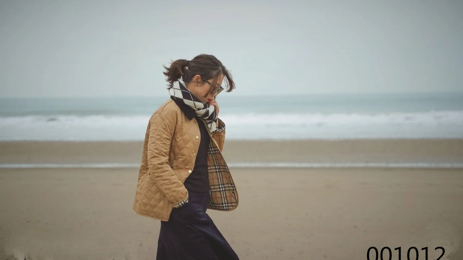 Elegant Quilted Jacket - Classic Fall/Winter Style, Available in Beige 6 a1705454533545 5013