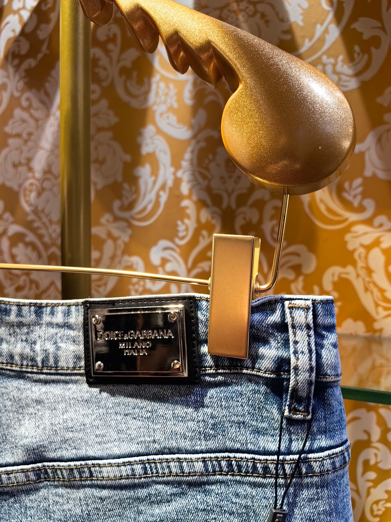 DOLCE & GABBANA p400専柜同步 完璧な水洗ブルージーンズ